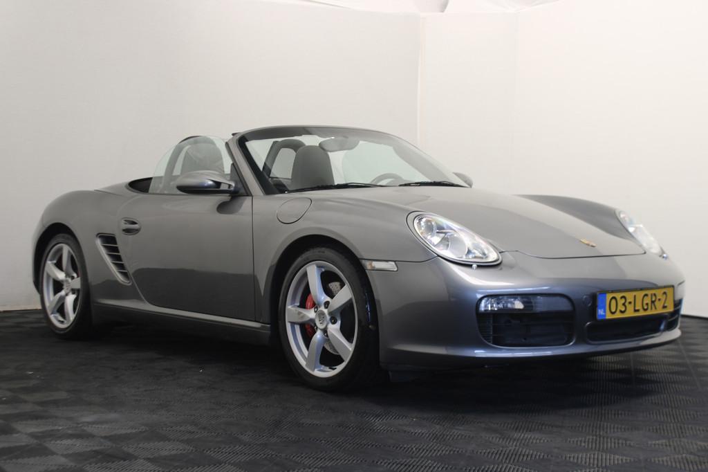 Porsche Boxster S 3.4 (bj 2008), Achterwielaandrijving, Gebruikt, Zwart, 296 pk