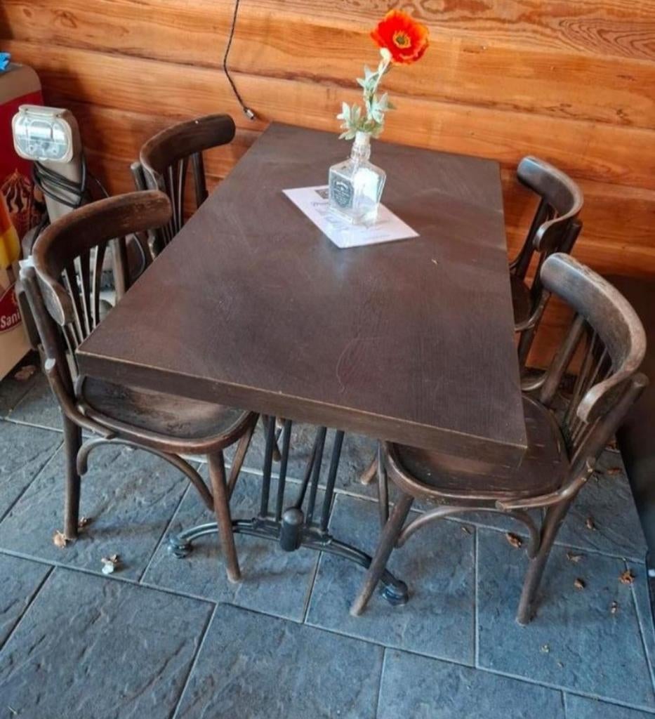 Mancave tafel incl stoelen, Ophalen, Gebruikt