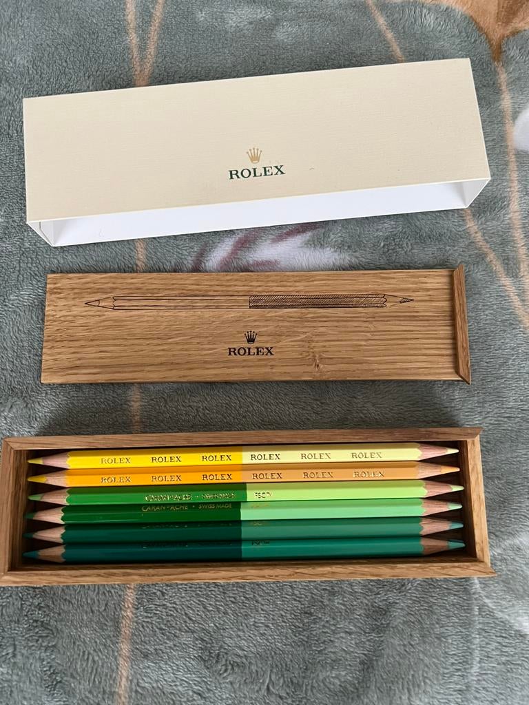 Rolex Caran d’Ache pencil set, Verzamelen, Pennenverzamelingen, Overige merken, Nieuw, Met doosje, Ophalen of Verzenden