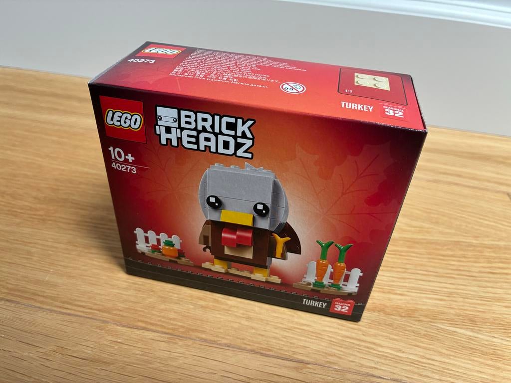 LEGO BrickHeadz 40273 Thanksgiving-kalkoen (SEALED), BrickHeadz, Lego, Nieuw, Ophalen of Verzenden