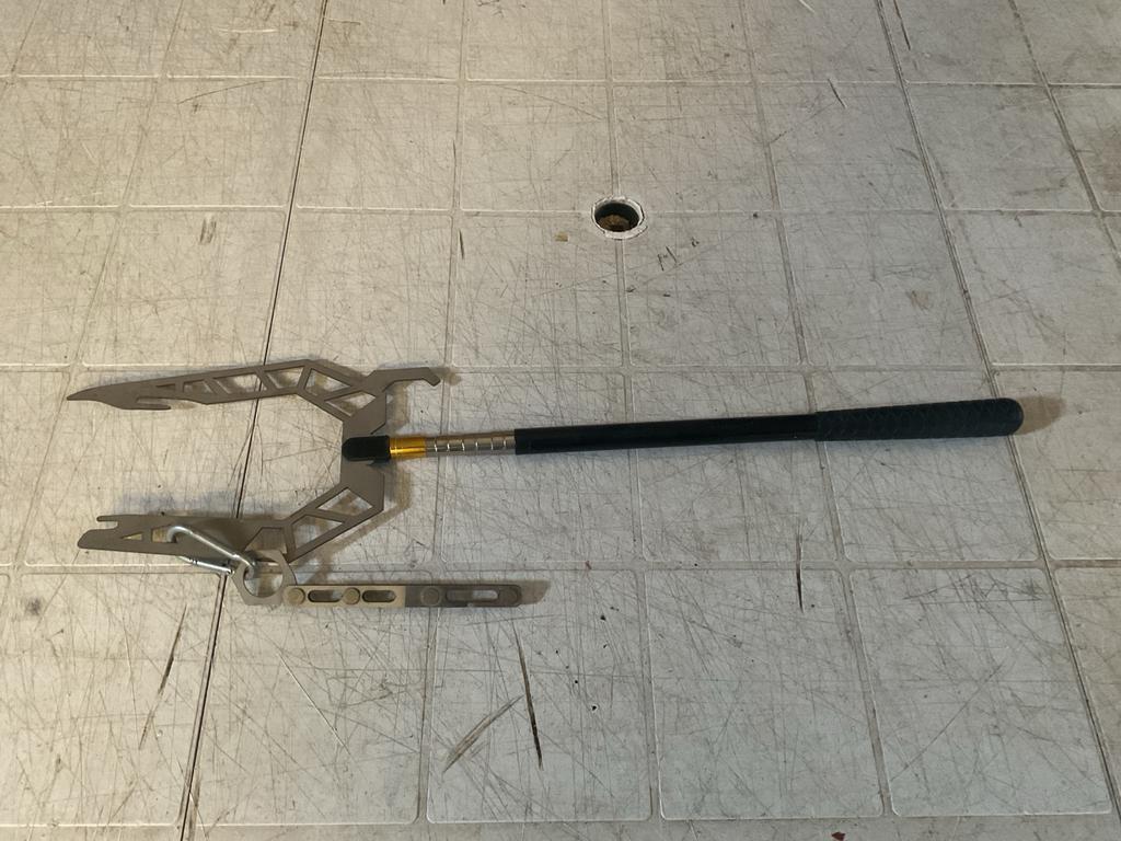 Afmeerhaak / Telescoopsteel, Ophalen of Verzenden, Gebruikt, Gereedschap