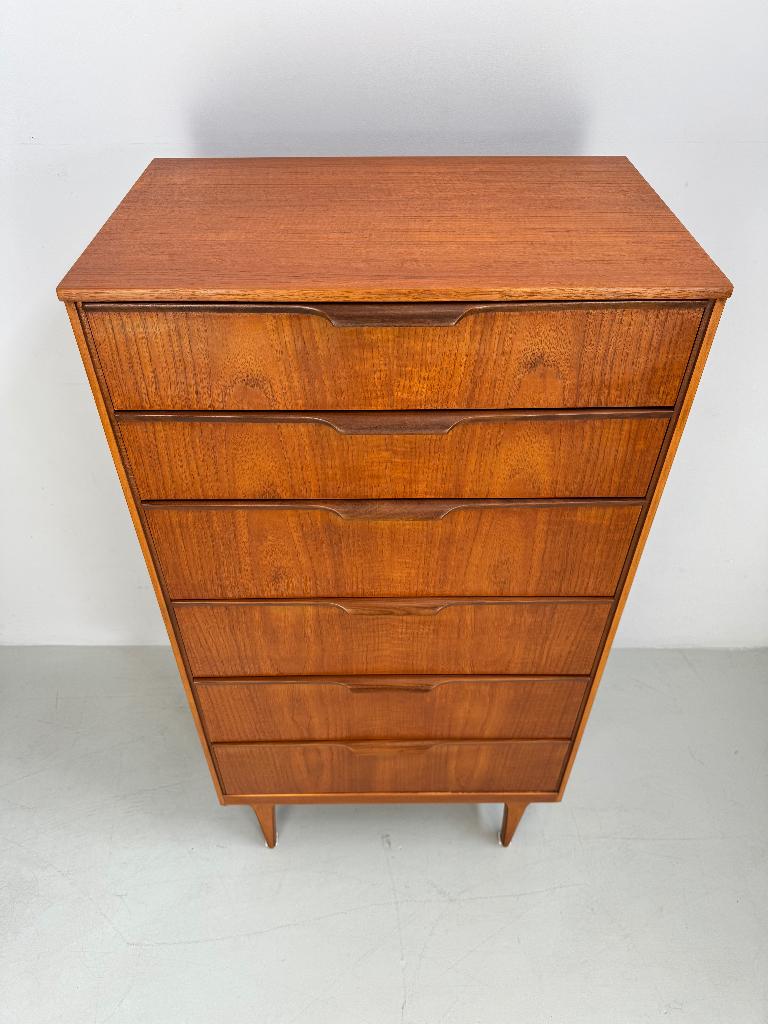 Vintage ladekast Austinsuite, Verzenden, 50 tot 100 cm, Zo goed als nieuw, 3 of 4 laden