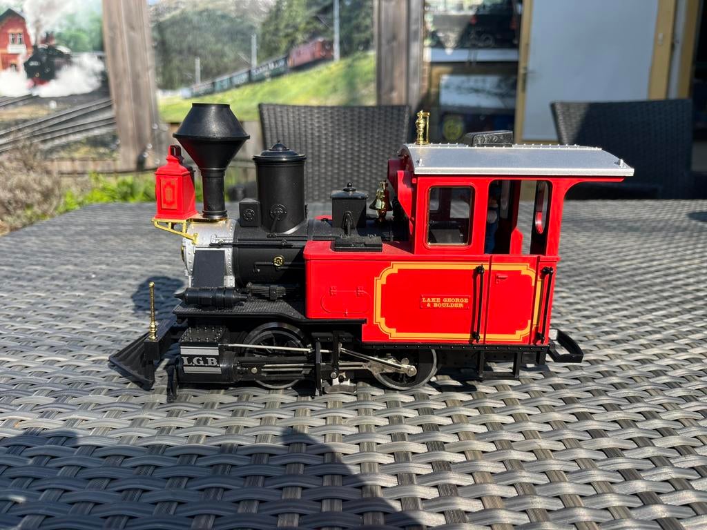 LGB 26171 Lake George and Boulder stoomlocomotief ZGAN, Hobby en Vrije tijd, Modeltreinen | Overige schalen, Ophalen of Verzenden