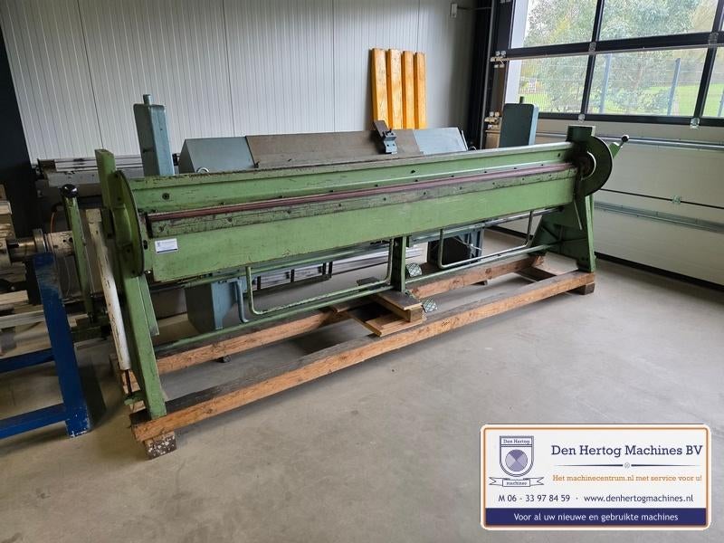 Schroder zetbank 3020x1mm hand zetbank zink koper aluminium, Doe-het-zelf en Verbouw, Gereedschap | Overige machines, Gebruikt
