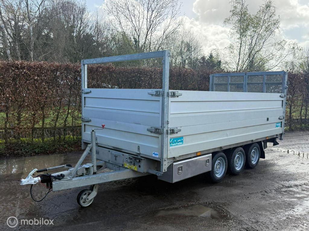 TwinTrailer TR35-40, 402x192x90cm, 3500kg, occasion, 3asser, Auto diversen, Aanhangers en Bagagewagens, Gebruikt