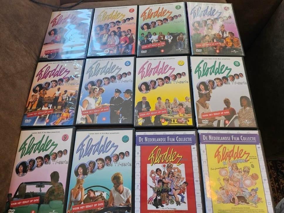 Flodder DVD collectie 1 t/m 10 + 2 films, Cd's en Dvd's, Alle leeftijden, Ophalen of Verzenden, Zo goed als nieuw