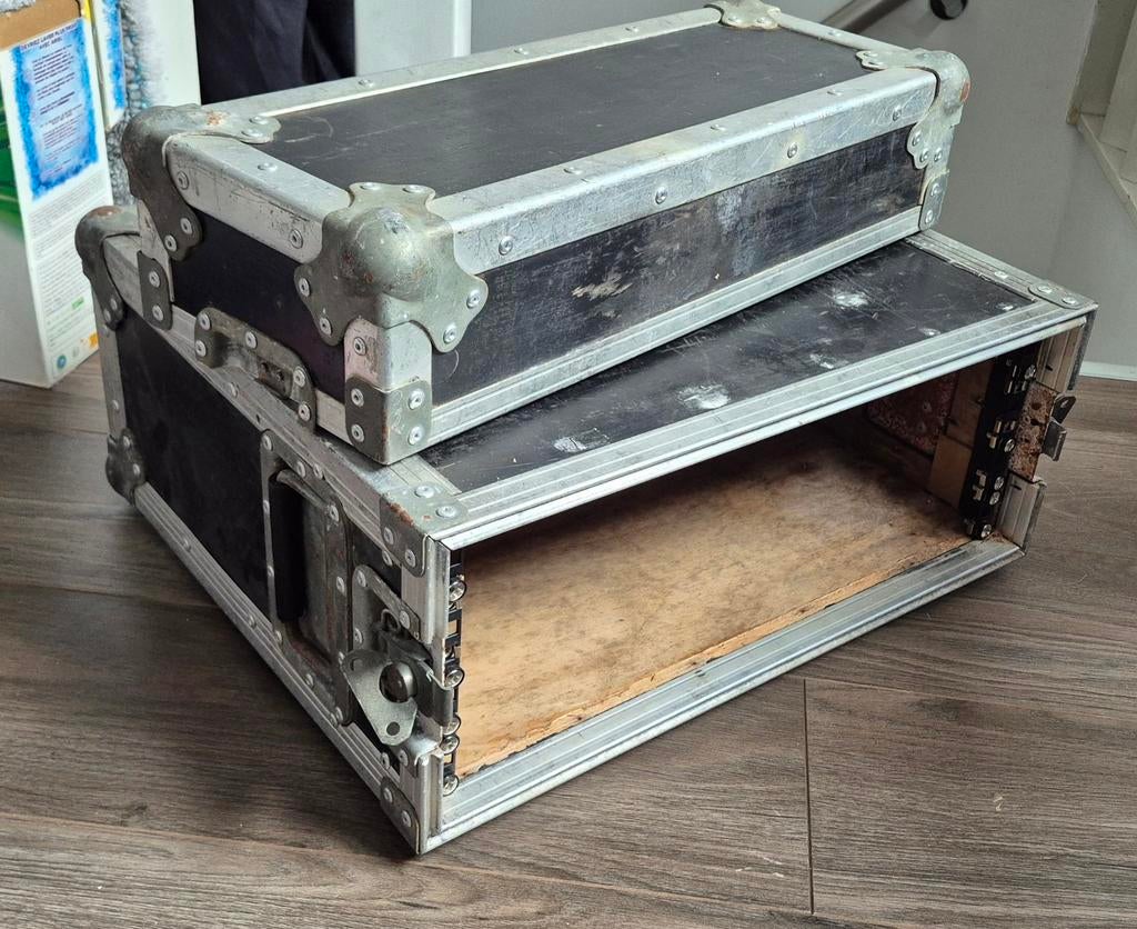 Flightcase 19 inch rack, 4HE, Ophalen of Verzenden, Gebruikt, Overige instrumenten, Flightcase