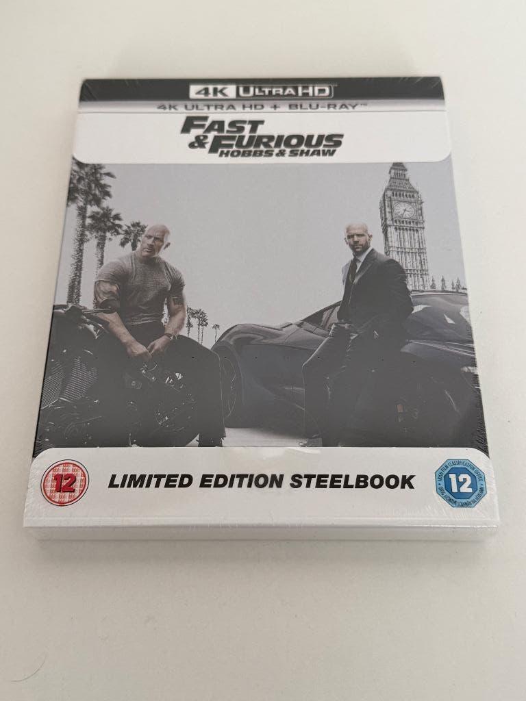 Fast & Furious Hobbs & Shaw Steelbook Sealed, Ophalen of Verzenden, Nieuw in verpakking, Actie