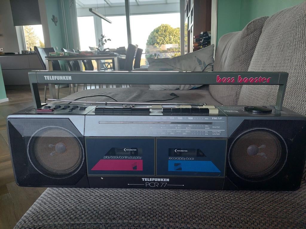 Radio/cassettespeler Telefunken, Audio, Tv en Foto, Radio's, Ophalen of Verzenden, Gebruikt, Radio