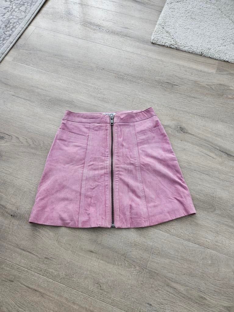 Roze suede rokje Airdate XS, Kleding | Dames, Rokken, Ophalen of Verzenden