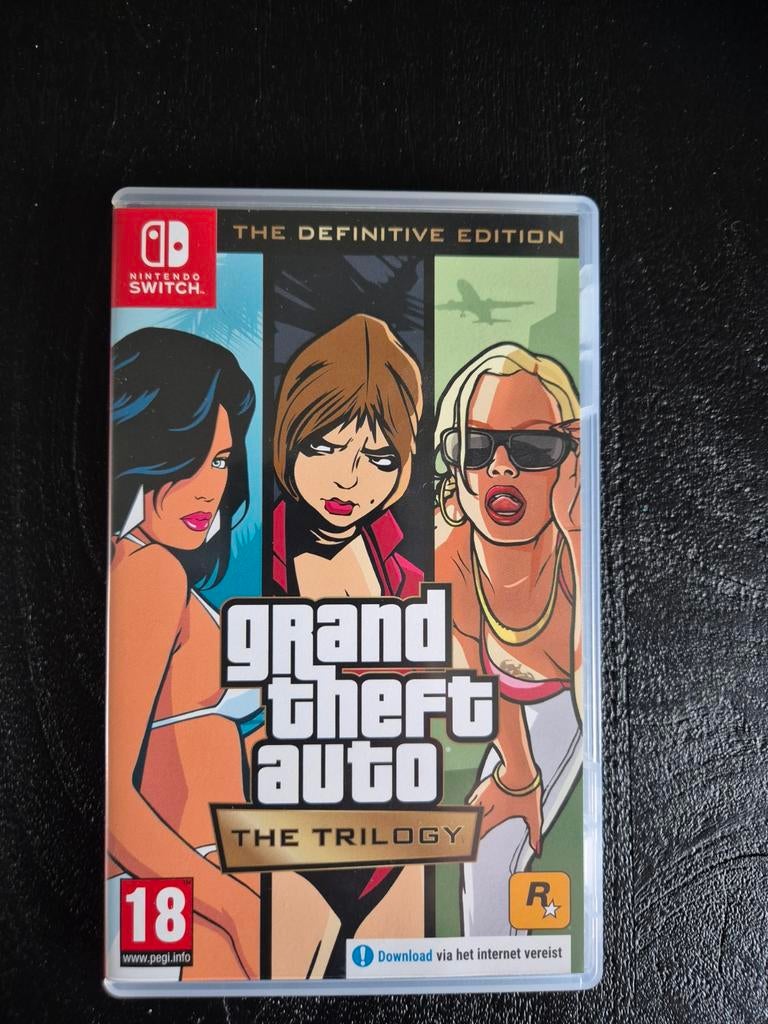 GTA The Trilogy - The Definitive Edition Nintendo Switch, Spelcomputers en Games, Games | Nintendo Switch, Avontuur en Actie, Vanaf 18 jaar