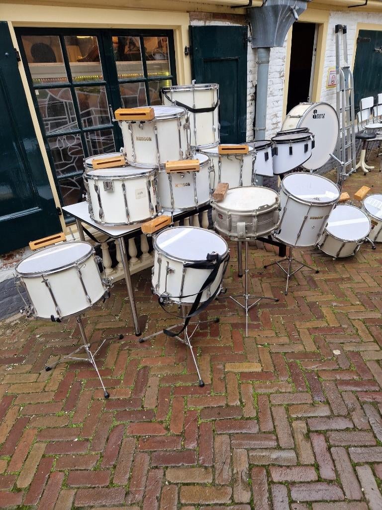 Sonorus drumstel set / marching band, Muziek en Instrumenten, Ophalen, Gebruikt, Overige merken