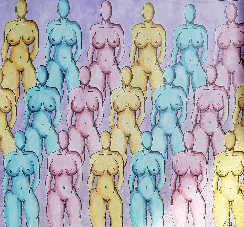 Schilderijen, Antiek en Kunst, Kunst | Schilderijen | Abstract, Ophalen