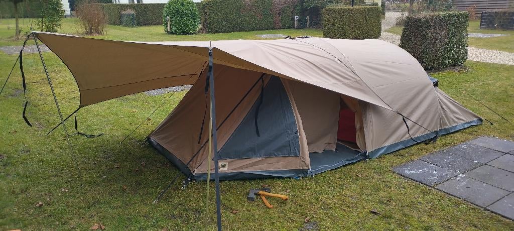 ESVO Mont-Blanc 250 tunneltent + binnentent & luifel, Ophalen, Zo goed als nieuw, Tot en met 4