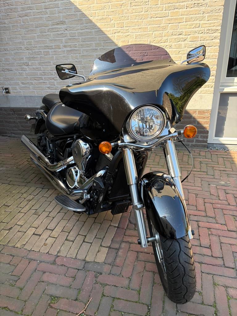 Memphis Shades Batwing VN900 Classic + Trigger-Lock + 2 ruit, Ophalen, Gebruikt