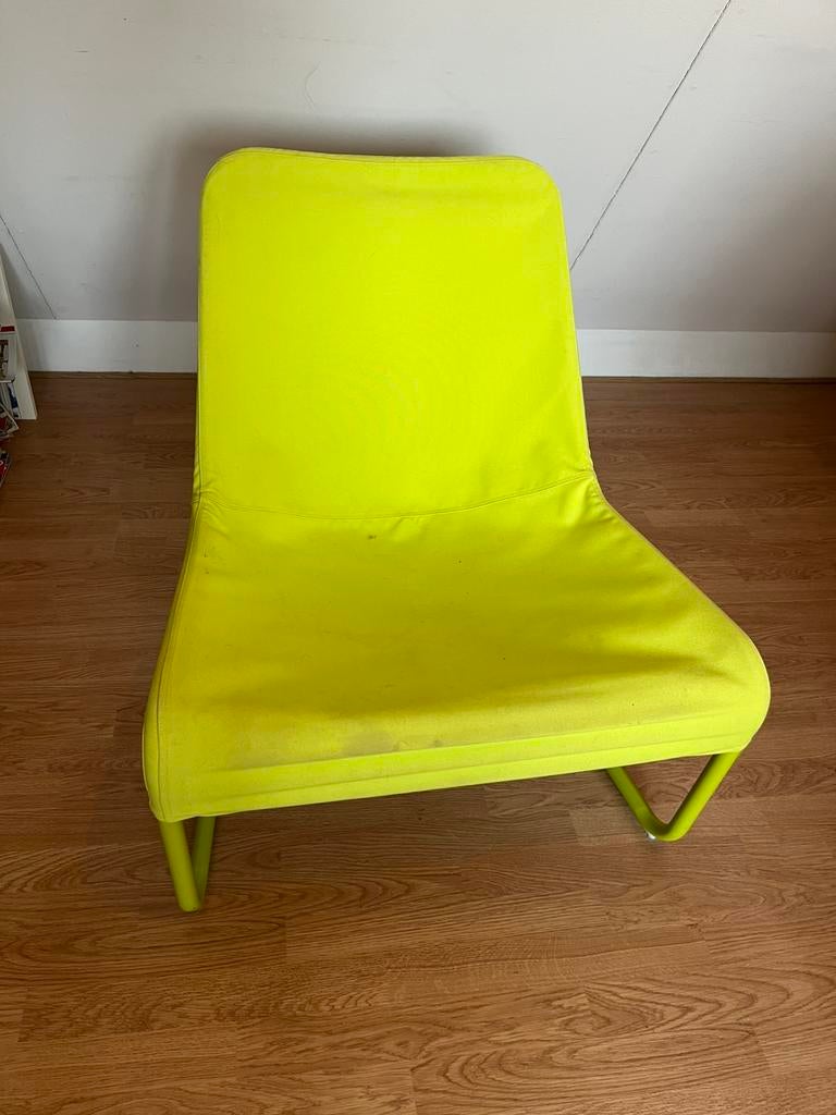 IKEA stoel groen, Huis en Inrichting, Fauteuils, Ophalen, Gebruikt, 75 tot 100 cm, 50 tot 75 cm