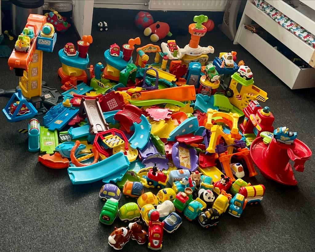 VTech Toet Toet Auto's met het baan (Bieden mag), Ophalen of Verzenden, Gebruikt, Jongen of Meisje