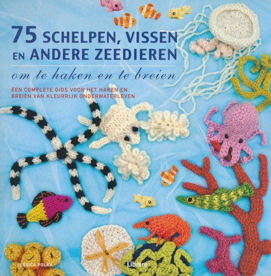 Jessica Polka - 75 schelpen, vissen en andere zeedieren, Ophalen of Verzenden, Zo goed als nieuw, Breien en Haken, Jessica Polka