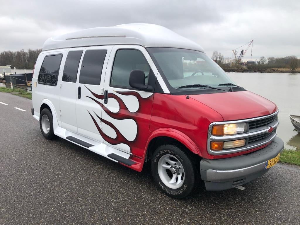 Chevrolet Express GMC savana 1996 camper LPG-G3, 8 cilinders, 2500 kg, Bedrijf, LPG