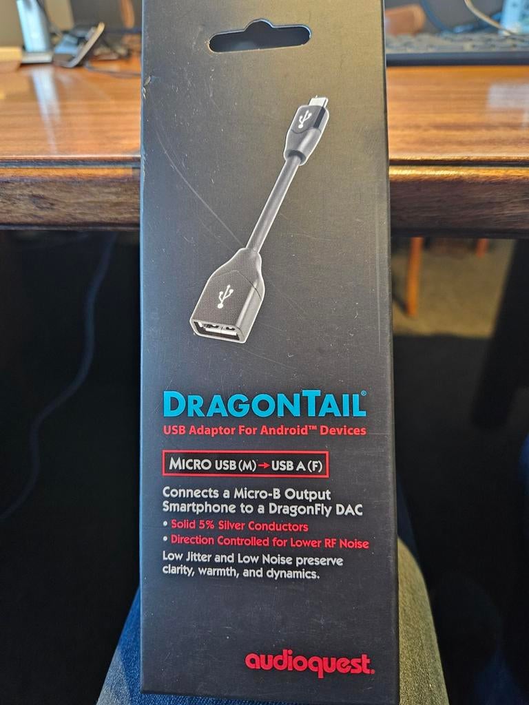 AudioQuest DragonTail USB-adapter, Ophalen of Verzenden