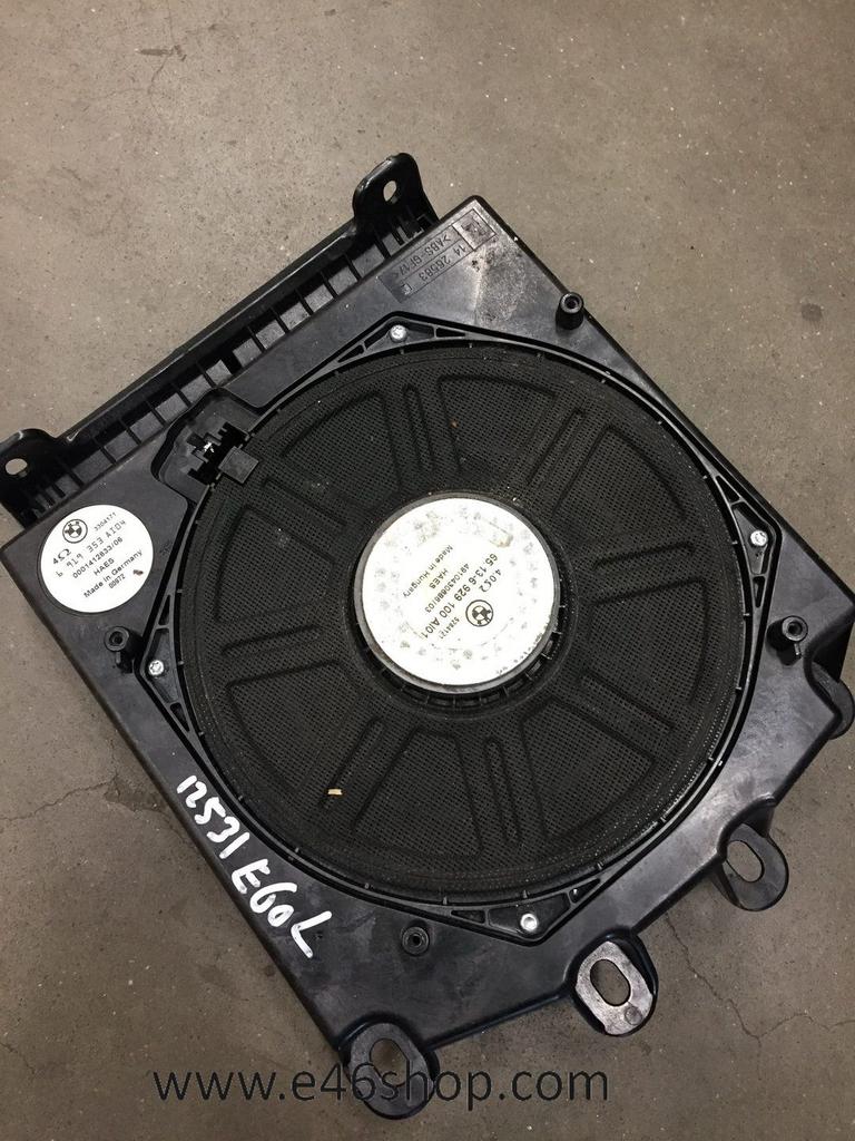 Speaker Subwoofer BMW E60 E61 links onder stoel, Ophalen of Verzenden, -, -, -