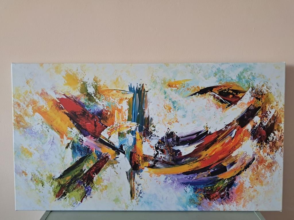 Schilderij op canvas, Ophalen