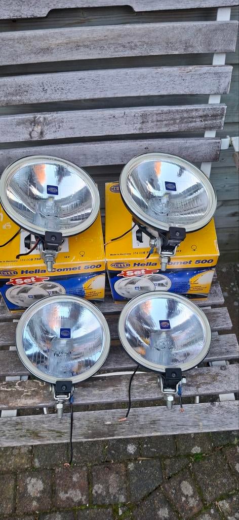 Hella Comet 500 verstralers met Led, Ophalen of Verzenden