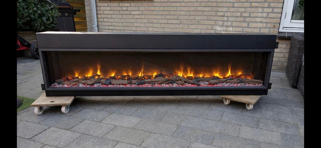 Gazco eReflex 195R - 200 elektrische inbouwhaard sfeerhaard, Ophalen, Zo goed als nieuw, Inbouwhaard, Elektrische haard