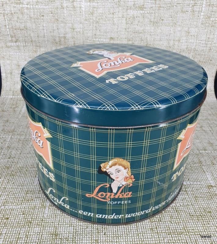 Vintage Lonka Blik - Toffee Doos 17hx24b cm

Charmant blik, Ophalen of Verzenden, Gebruikt, Overige