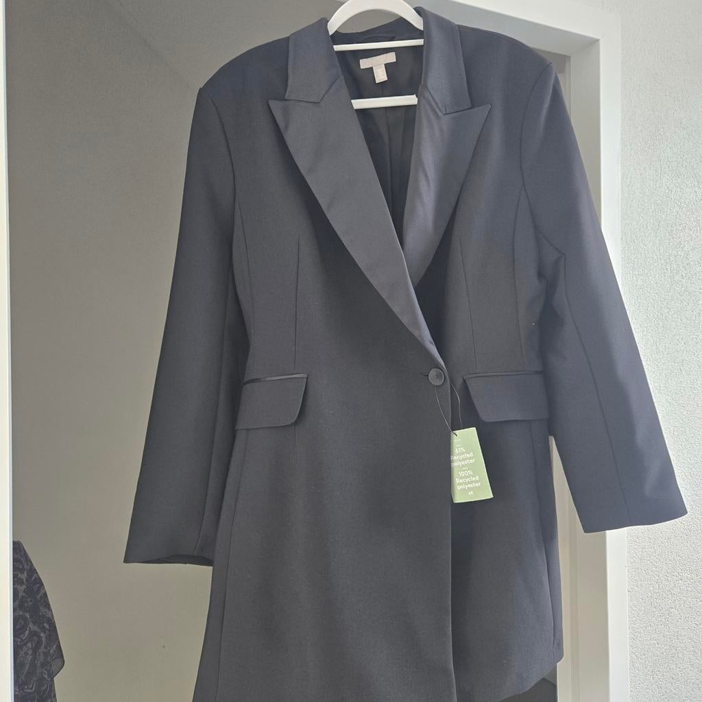 Nieuw H&M Colbert Zwart, Maat 38/40 (M), H&M, Zwart, Nieuw