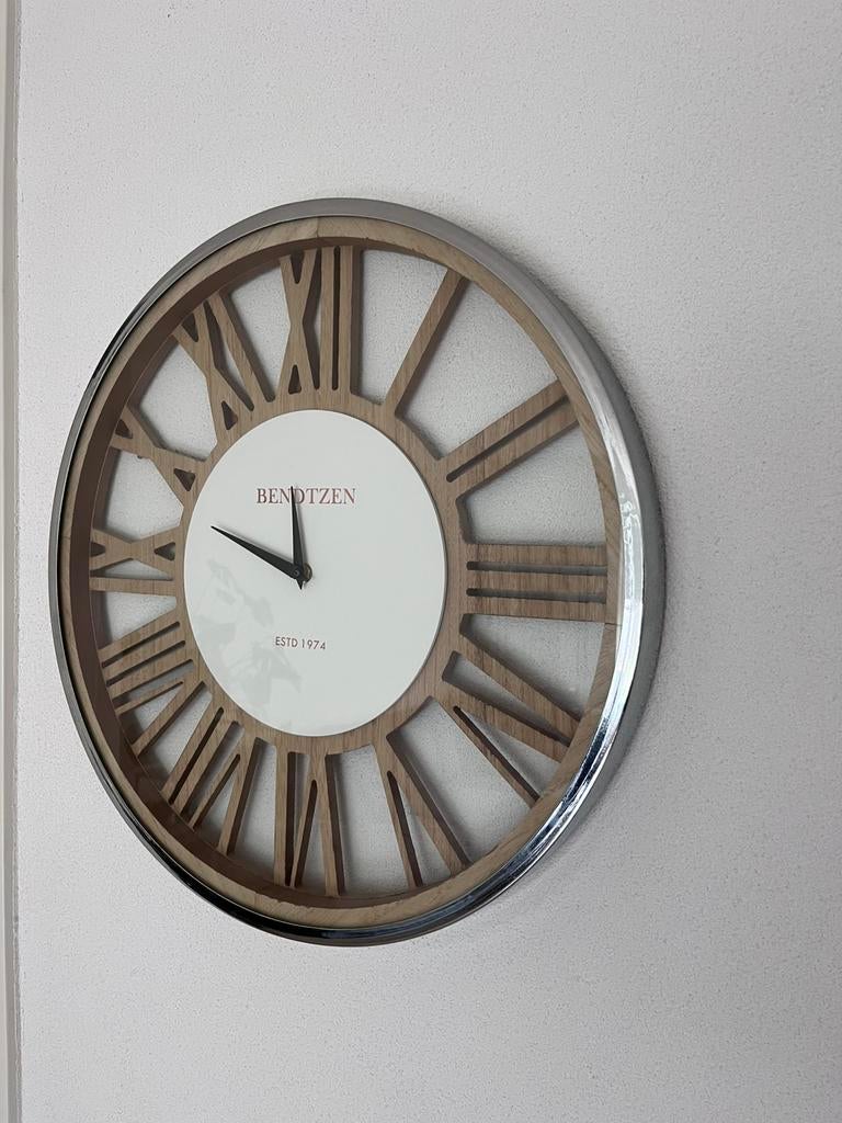 Wandklok Bendtzen 48 cm, Ophalen, Zo goed als nieuw, Wandklok