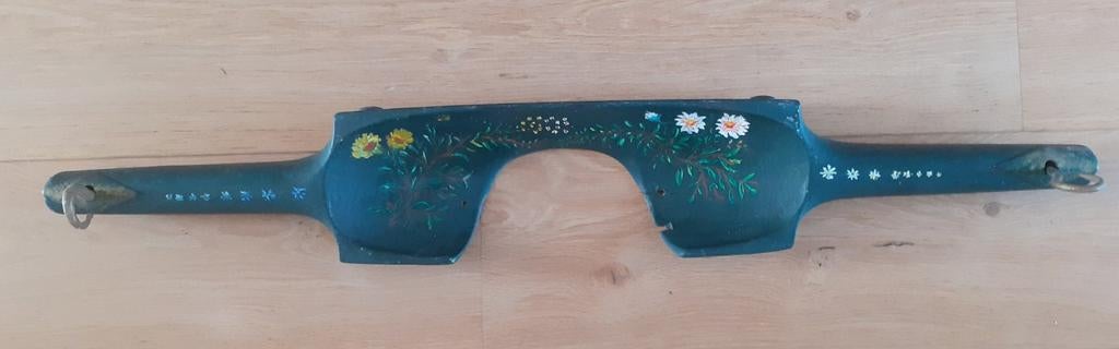 Houten emmer juk  groen, Ophalen of Verzenden