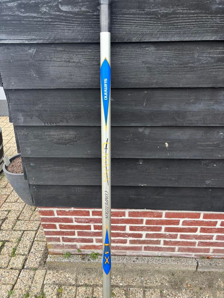 Shimano catana 8,00 mtr oversteekhengel, Ophalen, Zo goed als nieuw, Vaste hengel