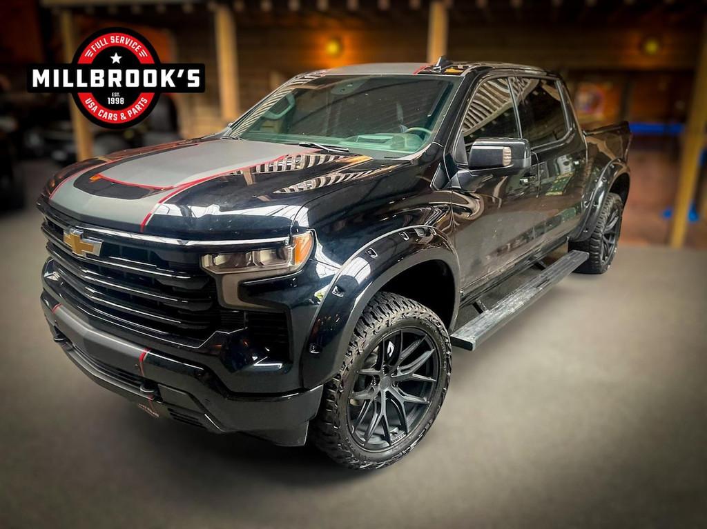 Chevrolet Silverado USA High-Country Full opties Millbrook's, Auto's, Chevrolet, Automaat, 8 cilinders, 4 stoelen, Zwart