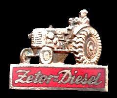 Zetor Diesel speld- emaille, Verzenden, Nieuw, Transport, Speldje of Pin