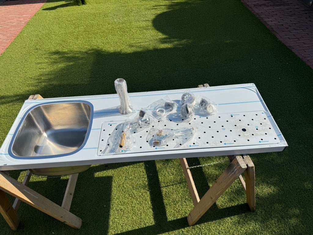 Lekblad, met spoelbak, thuistap, mancave, bar, waterkraan, Ophalen, Nieuw