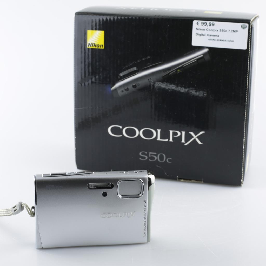 Nikon Coolpix S50c 7.2MP Digital Camera | Nette staat, Nikon, Zo goed als nieuw, Support@nikon.com, Nikon Corporation
Shinagawa Intercity Tower C
2-15-3, Konan, Minato-ku
Tokyo 108-6290
Japan