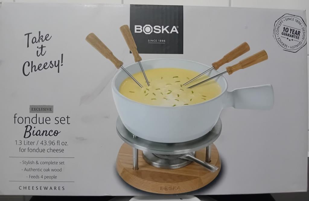 Boska kaasfondue set Bianco ( compleet) nieuw, Ophalen, Nieuw, Fondueset
