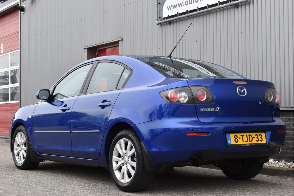 Mazda 3 Sedan 1.6 S-VT Sense Uniek! Automaat, 1e eigenaar, S, Auto's, Stof, Gebruikt, 4 cilinders, Blauw