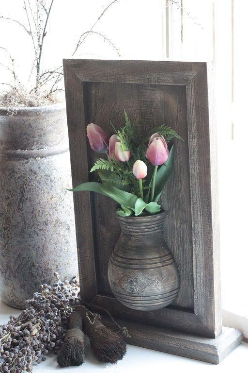 Kruiklijst met DUBBELE kruiken / compleet /lijst met kruik, Www.jufbrocante.nl, Www.jufbrocante.nl, Nieuw, Ophalen of Verzenden