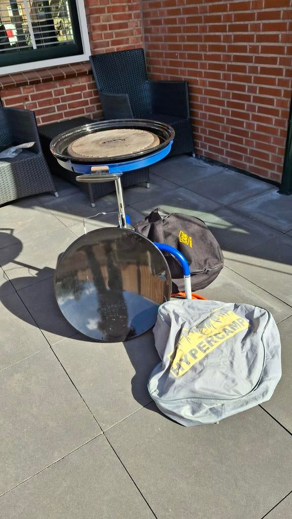 Cadac grill met skottelbraai, gasslang en hoezen, Ophalen of Verzenden, Zo goed als nieuw, Cadac