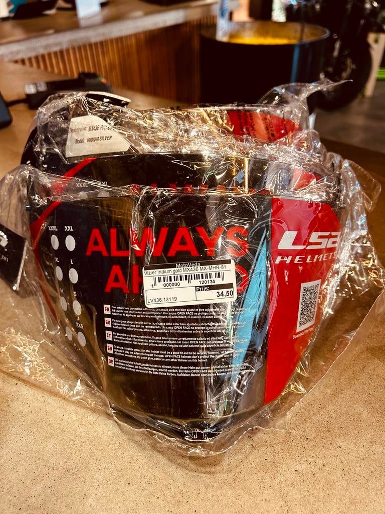 LS2 MX436 Vizier Iridium Goud/Zilver of Donkerblauw, Ophalen of Verzenden, Nieuw met kaartje, Offroadhelm, Overige merken