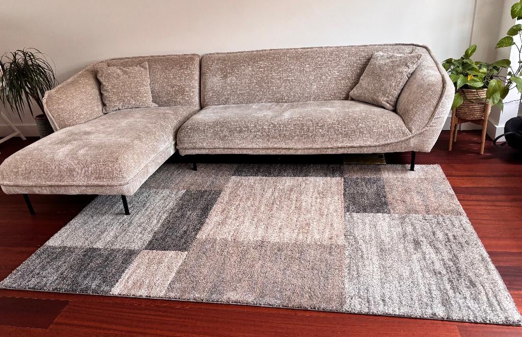 Corner sofa with Carpet, 250 tot 300 cm, Driepersoons, 75 tot 100 cm, Ophalen of Verzenden