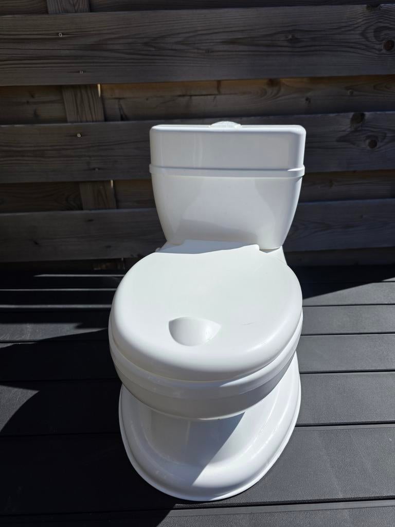 Oefen wc pot met geluid & rolhouder wit ongebruikt, Kinderen en Baby's, Badjes en Verzorging, Overige typen, Ophalen of Verzenden
