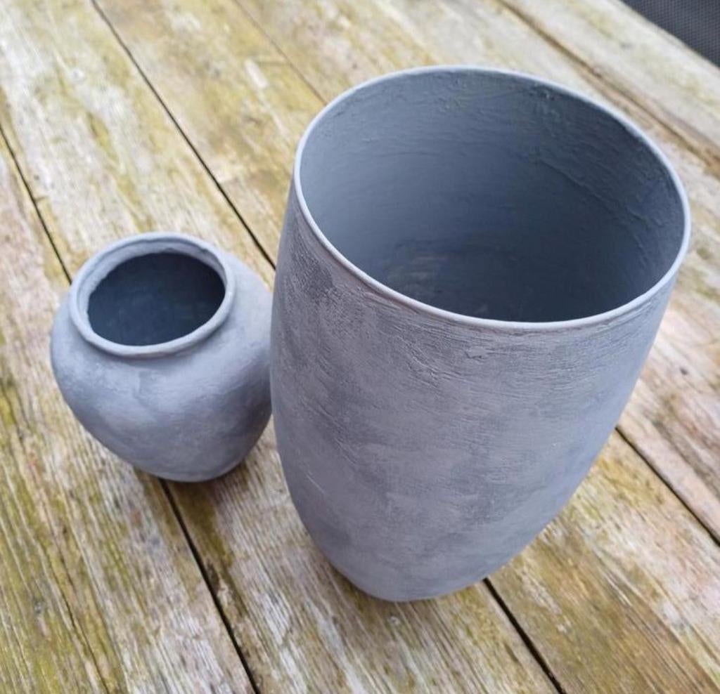 Betonlook potten/ vazen, Ophalen