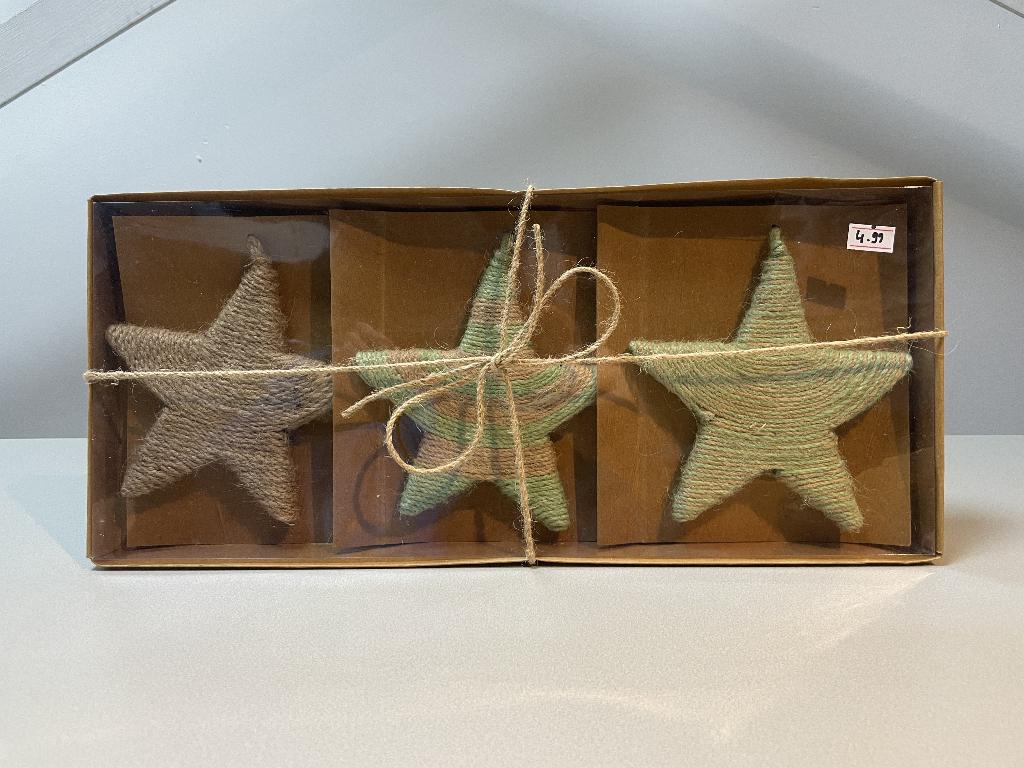 Nieuw, Bloomingville kerststerren, 3stuks, Www.pand50.nl, Nieuw, Ophalen of Verzenden, Printer 29B Coevorden