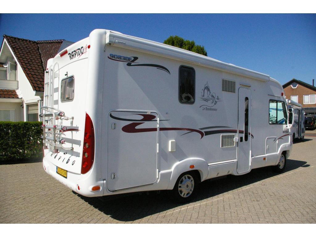 Rapido Le Randonneur 9083 DF Dwarsbed, XXL Garage, Caravans en Kamperen, Campers, Integraal, Airbags, Ringverwarming, Fiat