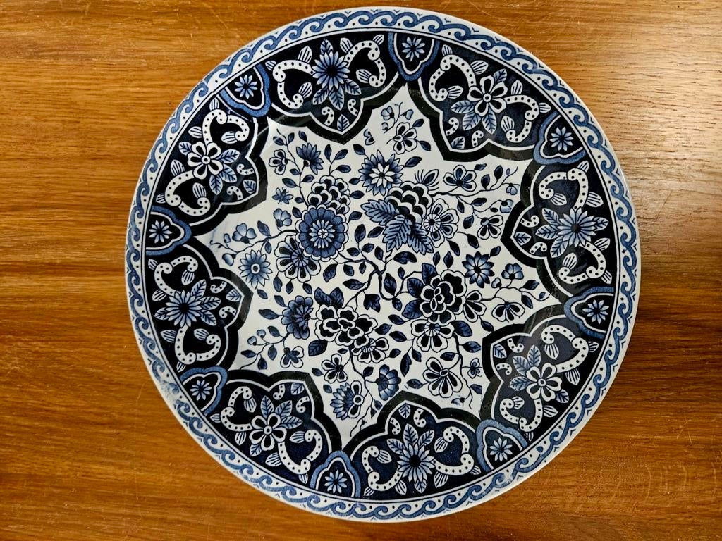 Twee Delfs Blauw sierborden, Ophalen of Verzenden