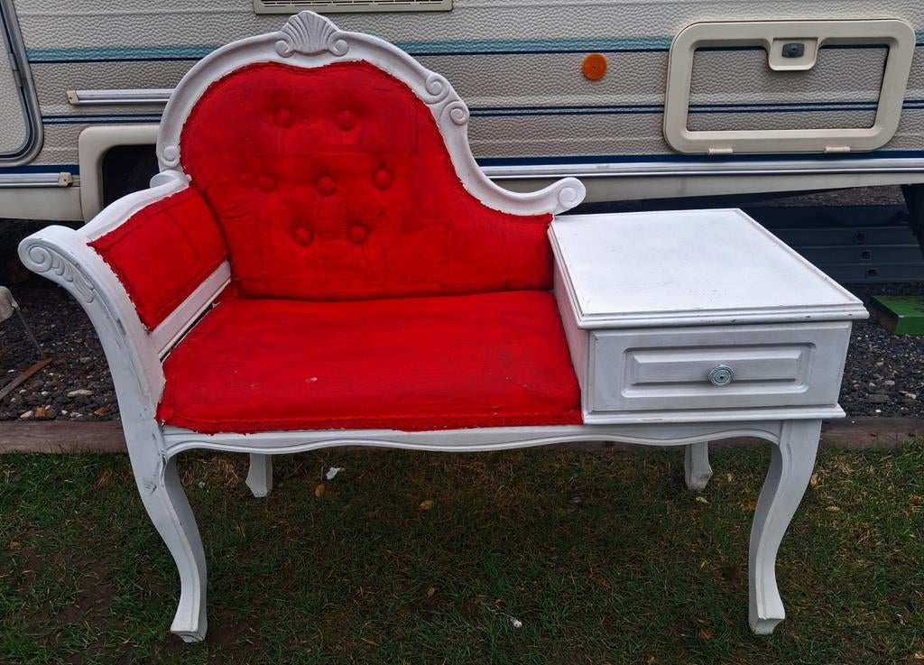 Leuk telefoonbankje!!!, Ophalen of Verzenden, Gebruikt, Eenpersoons, Minder dan 150 cm