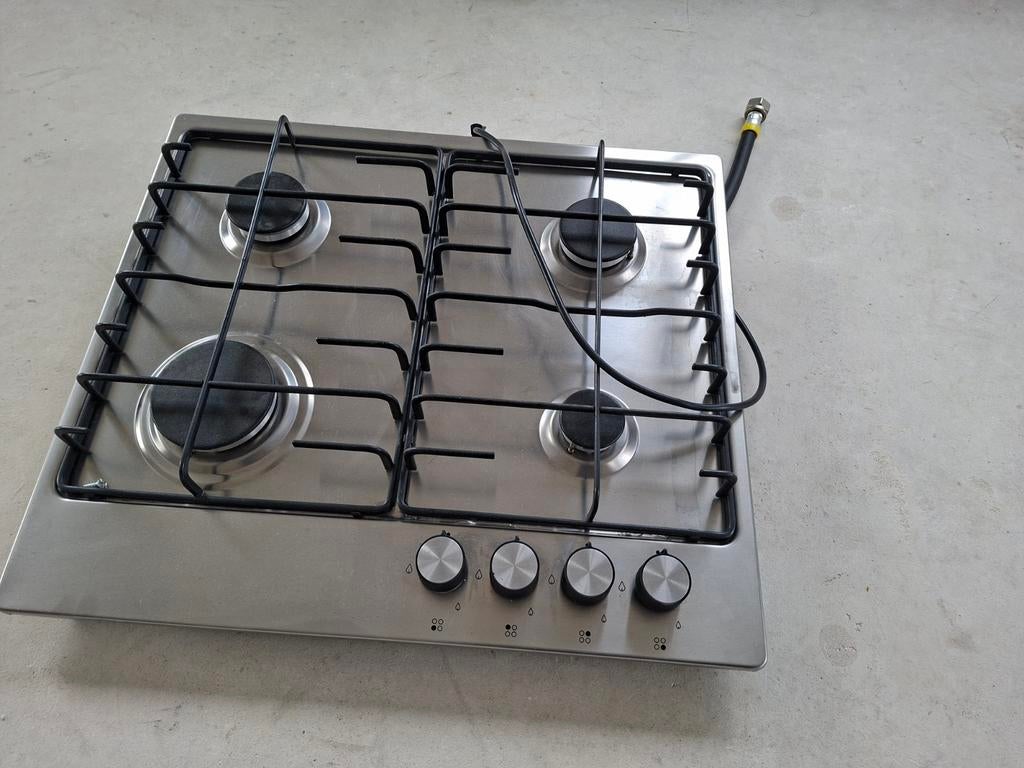 Inbouw kookplaat gas, Ophalen, Inbouw, Gas, 4 kookzones